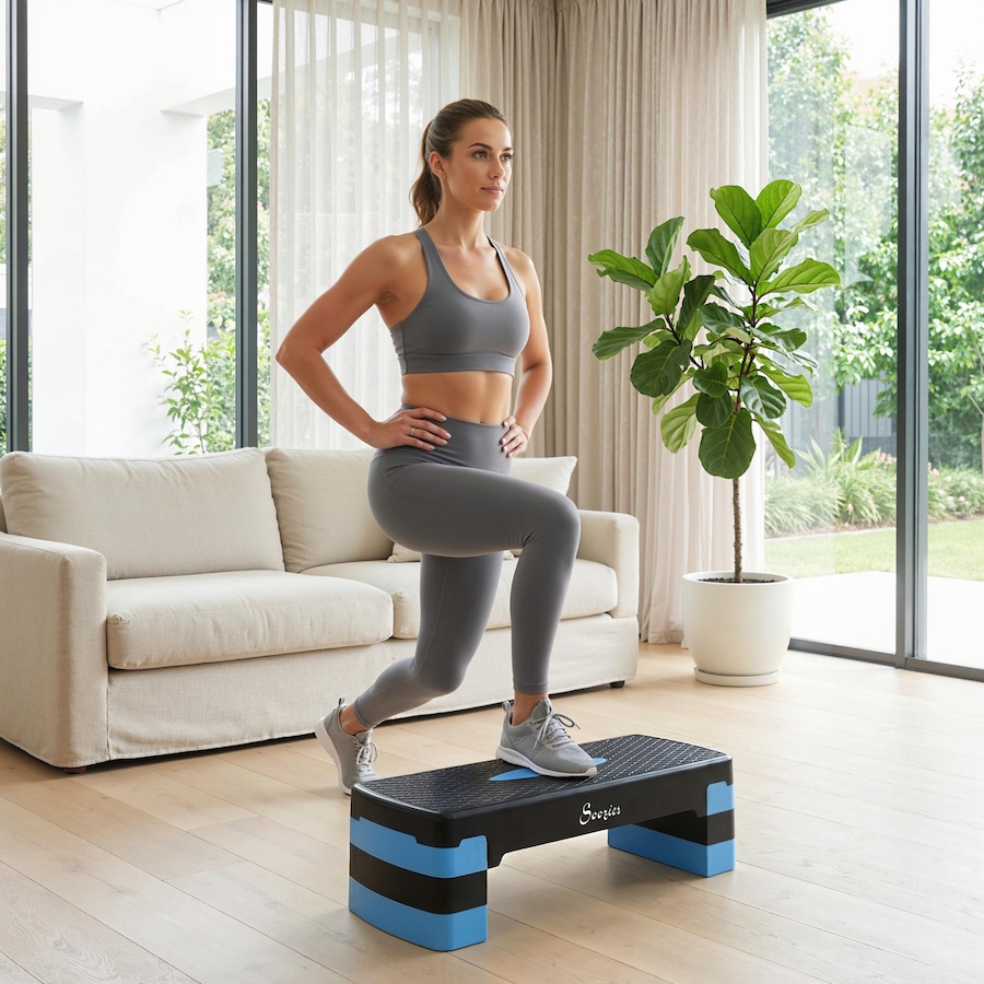 Image 982336_ALTMORE10.jpg, Product 982-336 / Price $45.99, Soozier Aerobic Exercise Step Platform, 4"/6"/8" Adjustable Aerobic Stepper from Soozier on TSC.ca's Health & Fitness department
