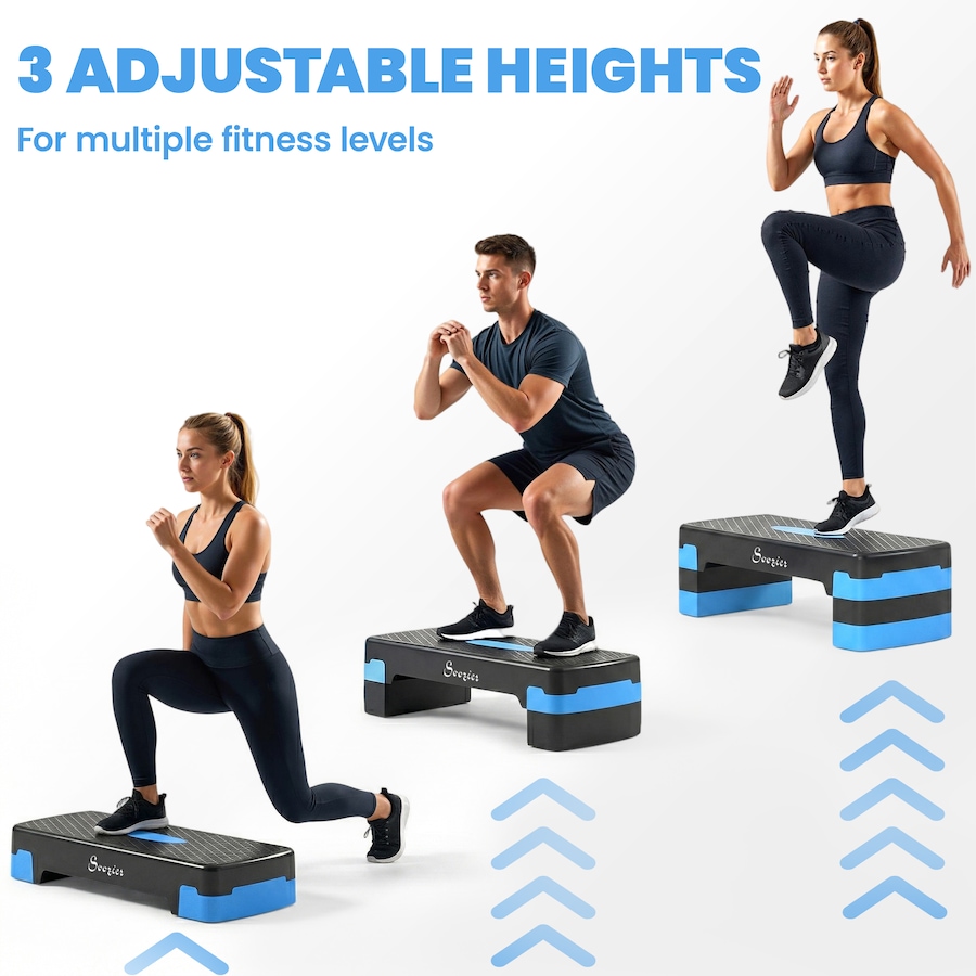 Image 982336_ALTMORE12.jpg, Product 982-336 / Price $45.99, Soozier Aerobic Exercise Step Platform, 4"/6"/8" Adjustable Aerobic Stepper from Soozier on TSC.ca's Health & Fitness department