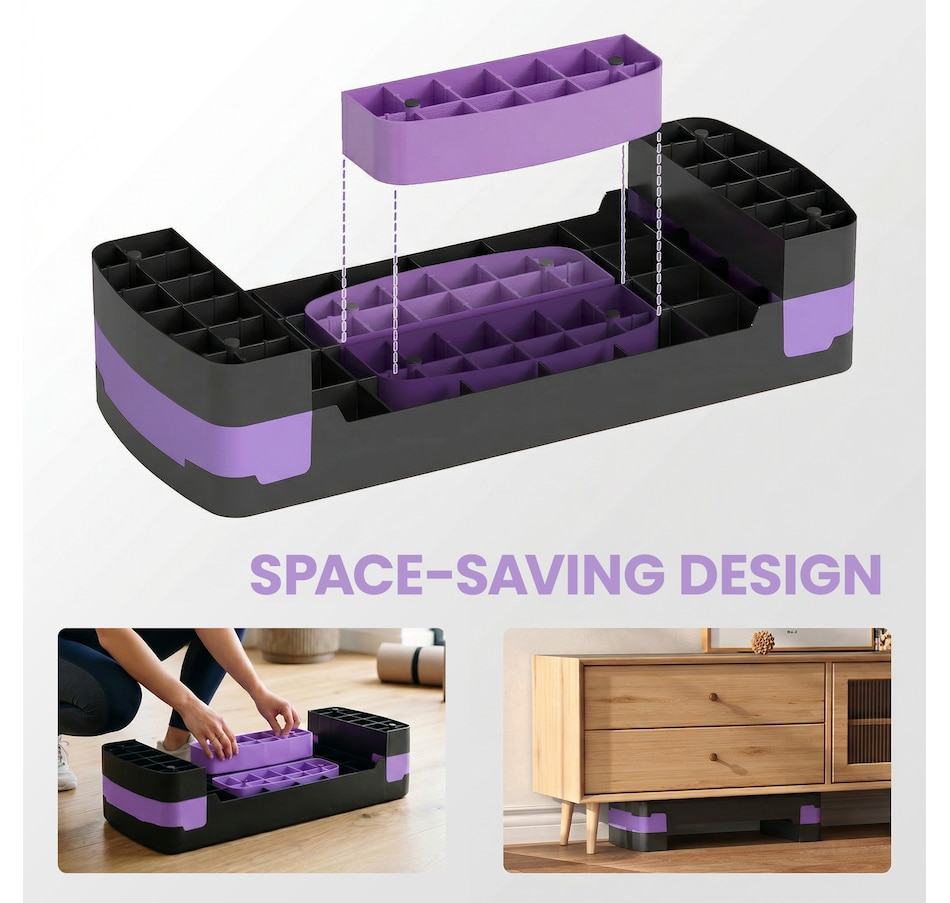 Image 982336_ALTMORE6.jpg, Product 982-336 / Price $41.99, Soozier Aerobic Exercise Step Platform, 4"/6"/8" Adjustable Aerobic Stepper from Soozier on TSC.ca's Health & Fitness department