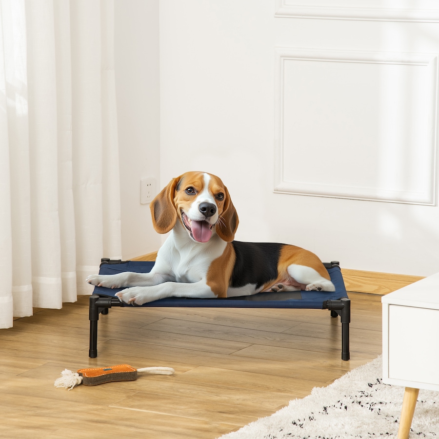 Image 982342_ALTMORE1.jpg, Product 982-342 / Price $37.61, PawHut Elevated Dog Bed Cot for Medium Dogs, Indoor Outdoor, Blue from PawHut on TSC.ca's Home & Garden department