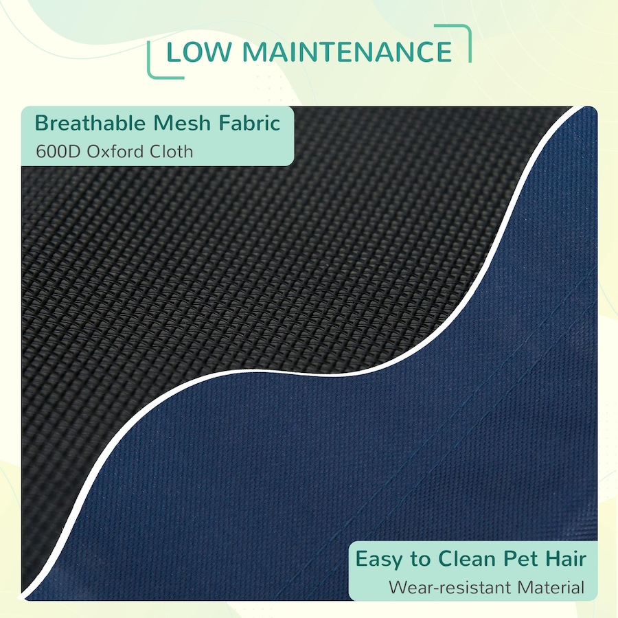 Image 982342_ALTMORE4.jpg, Product 982-342 / Price $37.61, PawHut Elevated Dog Bed Cot for Medium Dogs, Indoor Outdoor, Blue from PawHut on TSC.ca's Home & Garden department