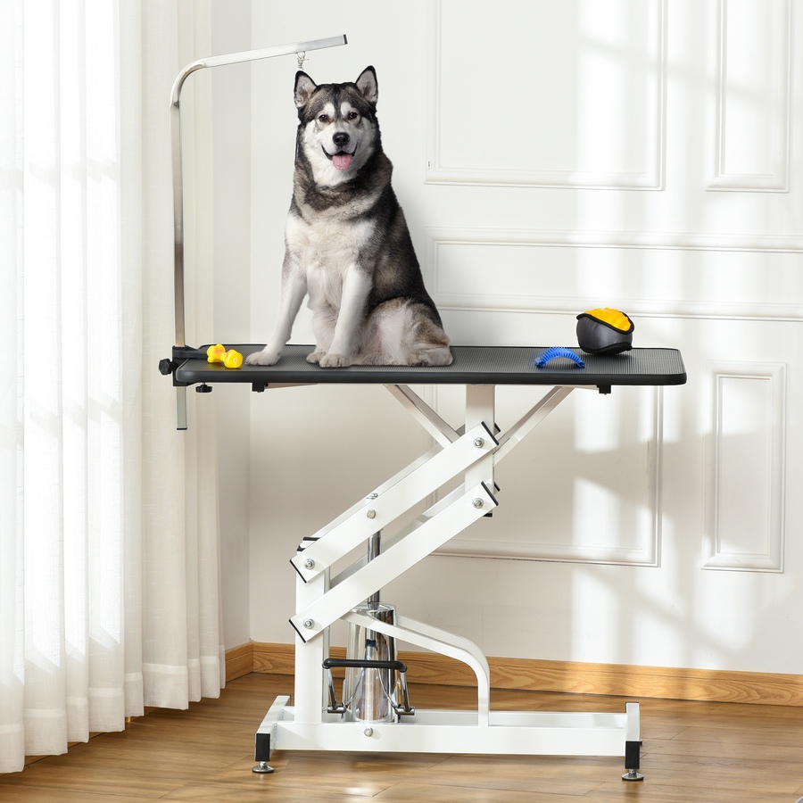 Image 982351_ALTMORE1.jpg, Product 982-351 / Price $307.99, PawHut Height Adjustable Pet Grooming Table for Dogs Black from PawHut on TSC.ca's Home & Garden department