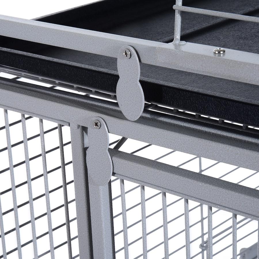 Image 982353_ALTMORE7.jpg, Product 982-353 / Price $216.99, PawHut 64 Inch Bird Cage for Parrots with Stand, Tray, Silver from PawHut on TSC.ca's Home & Garden department