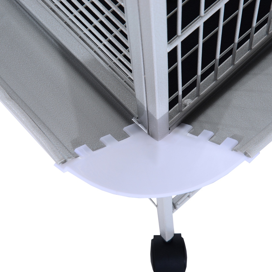 Image 982353_ALTMORE8.jpg, Product 982-353 / Price $216.99, PawHut 64 Inch Bird Cage for Parrots with Stand, Tray, Silver from PawHut on TSC.ca's Home & Garden department