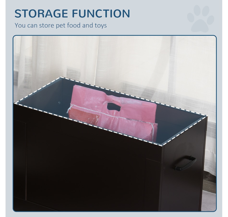 Image 982364_ALTMORE7.jpg, Product 982-364 / Price $81.99, PawHut Elevated Dog Bowls, Pet Feeder for Large Dogs with Storage, Coffee from PawHut on TSC.ca's Home & Garden department