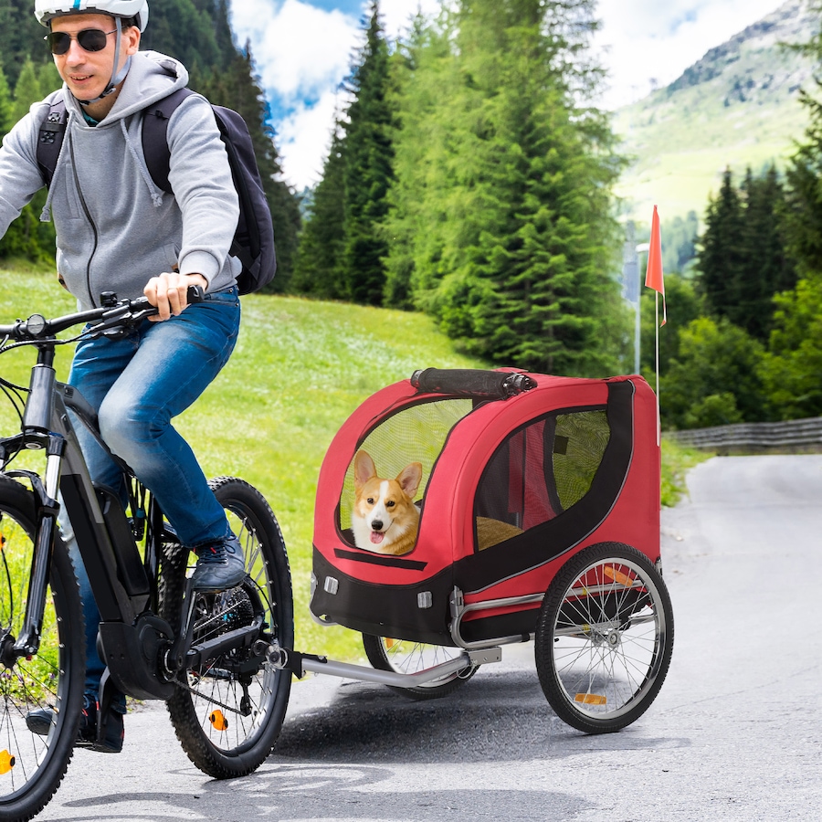 Image 982371_ALTMORE1.jpg, Product 982-371 / Price $164.99, Aosom Dog Bike Trailer, Pet Cart Bicycle, Wagon Cargo Carrier Attachment from Aosom on TSC.ca's Home & Garden department
