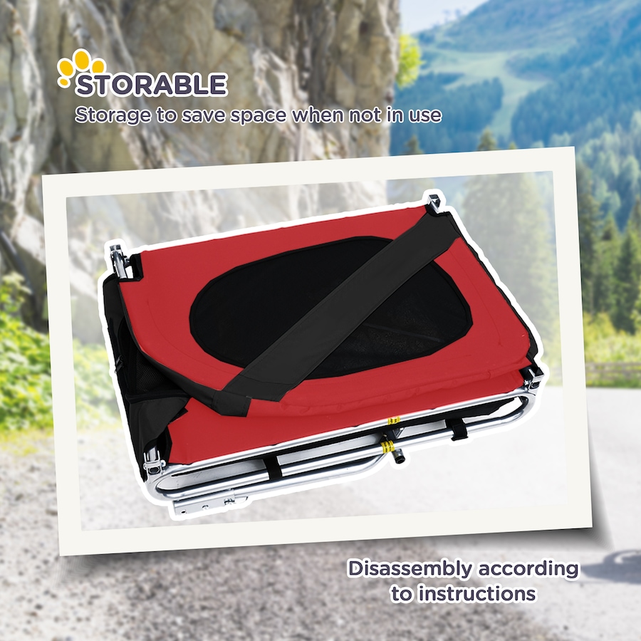 Image 982371_ALTMORE4.jpg, Product 982-371 / Price $164.99, Aosom Dog Bike Trailer, Pet Cart Bicycle, Wagon Cargo Carrier Attachment from Aosom on TSC.ca's Home & Garden department
