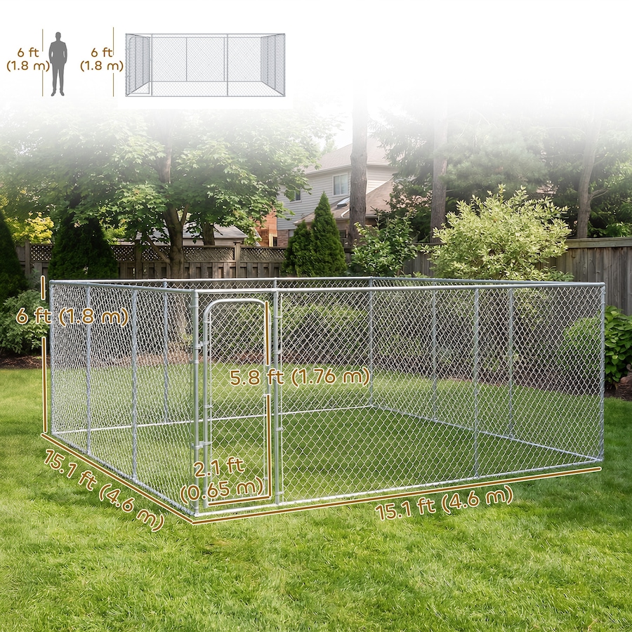 Image 982378_ALTMORE2.jpg, Product 982-378 / Price $479.99, PawHut Dog Playpen Outdoor, Walk-in Dog Run Kennel Puppy Exercise Pen from PawHut on TSC.ca's Home & Garden department