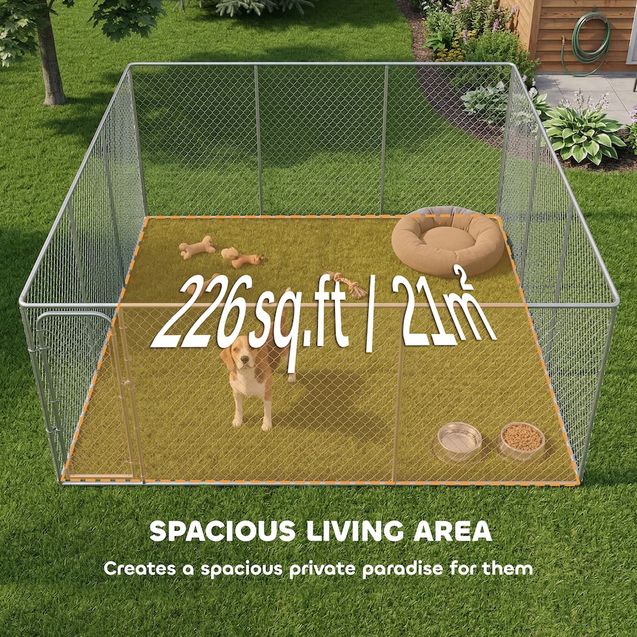 Image 982378_ALTMORE3.jpg, Product 982-378 / Price $479.99, PawHut Dog Playpen Outdoor, Walk-in Dog Run Kennel Puppy Exercise Pen from PawHut on TSC.ca's Home & Garden department