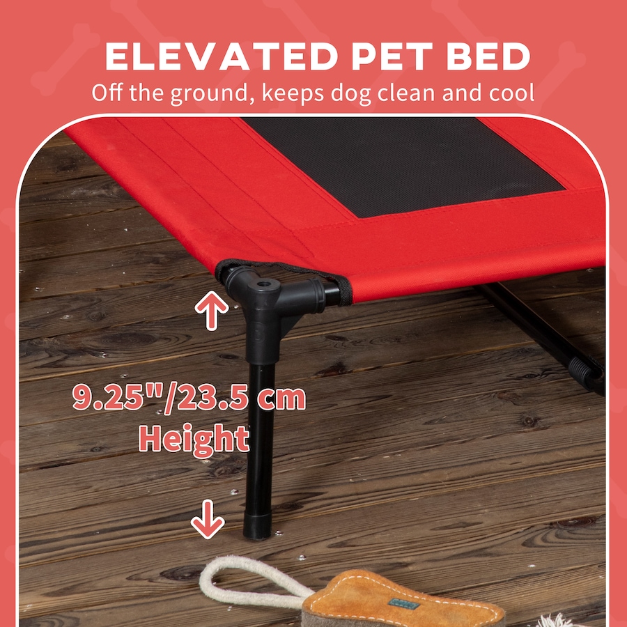 Image 982381_ALTMORE6.jpg, Product 982-381 / Price $65.99, PawHut Elevated Dog Bed with Canopy, Portable Raised Dog Cot from PawHut on TSC.ca's Home & Garden department