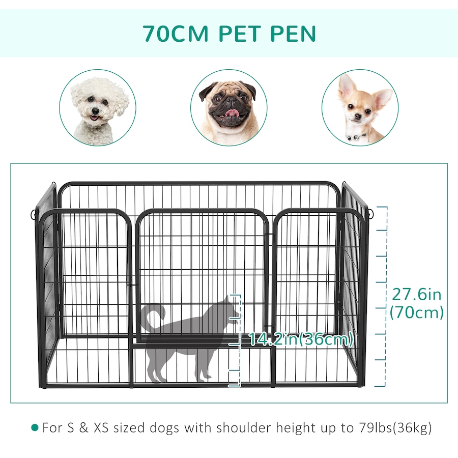 Image 982383_ALTMORE4.jpg, Product 982-383 / Price $109.99, PawHut Dog Playpen, 31.5"W Heavy-Duty Metal Puppy Play Pen from PawHut on TSC.ca's Home & Garden department
