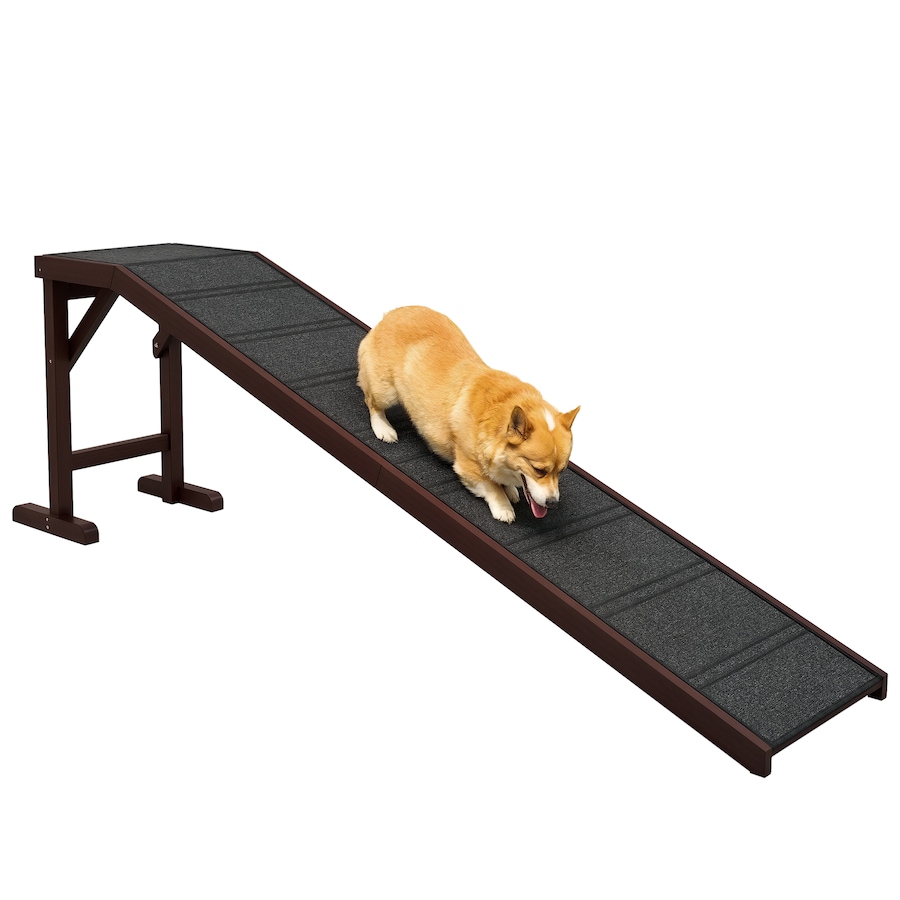 Image 982388.png, Product 982-388 / Price $139.99, PawHut Pet Ramp, Dog Bed Steps with Non-slip Carpet, 74" x 16" x 25", Brown from PawHut on TSC.ca's Home & Garden department
