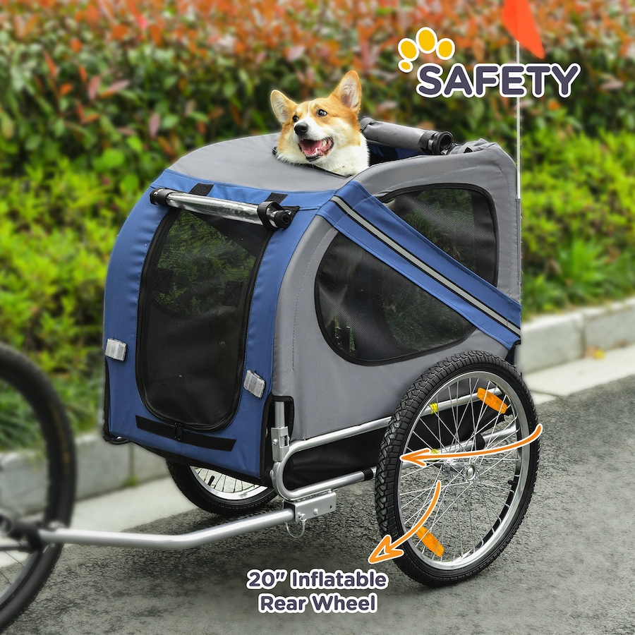 Image 982394_ALTMORE6.jpg, Product 982-394 / Price $129.99, Aosom Dog Bike Trailer, Pet Cart, Bicycle Wagon, Travel Cargo from Aosom on TSC.ca's Home & Garden department