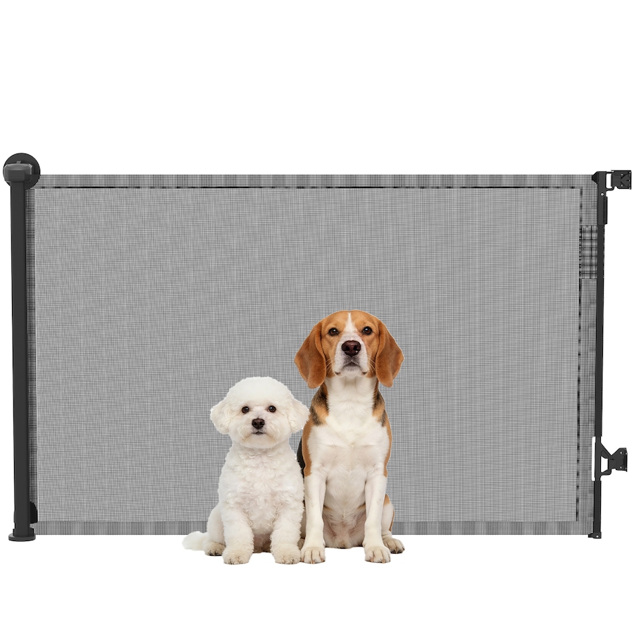Image 982396.jpg, Product 982-396 / Price $56.99, PawHut Retractable Dog Gate, Extends to 55" Wide, Mesh Pet Gate from PawHut on TSC.ca's Home & Garden department