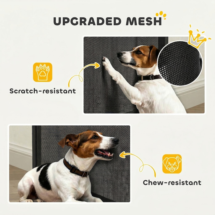 Image 982396_ALTMORE5.jpg, Product 982-396 / Price $56.99, PawHut Retractable Dog Gate, Extends to 55" Wide, Mesh Pet Gate from PawHut on TSC.ca's Home & Garden department