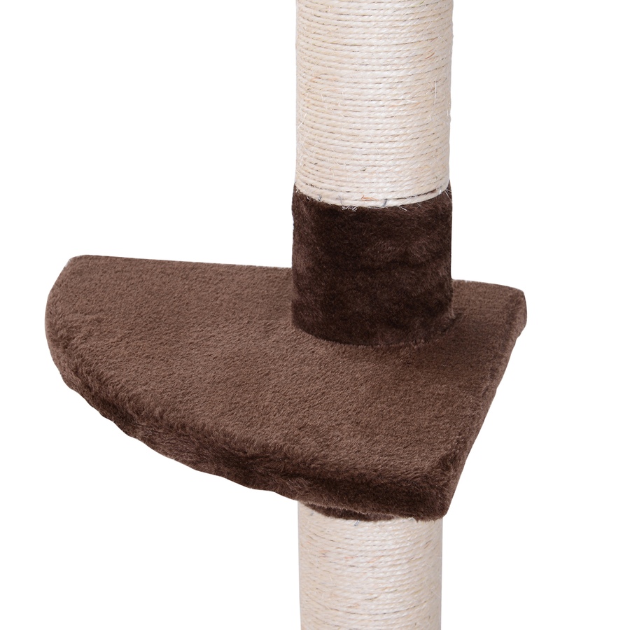 Image 982399_ALTMORE8.jpg, Product 982-399 / Price $73.99, PawHut 8.5ft Cat Climbing Tree 5-Tier Kitty Activity Center, Brown from PawHut on TSC.ca's Home & Garden department