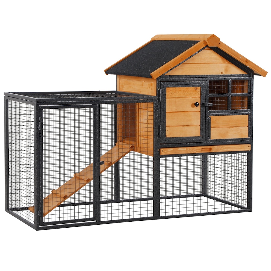 Image 982401.jpg, Product 982-401 / Price $206.99, PawHut Rabbit Hutch Outdoor, 48"L Large Wooden Bunny Cage with Run Box from PawHut on TSC.ca's Home & Garden department