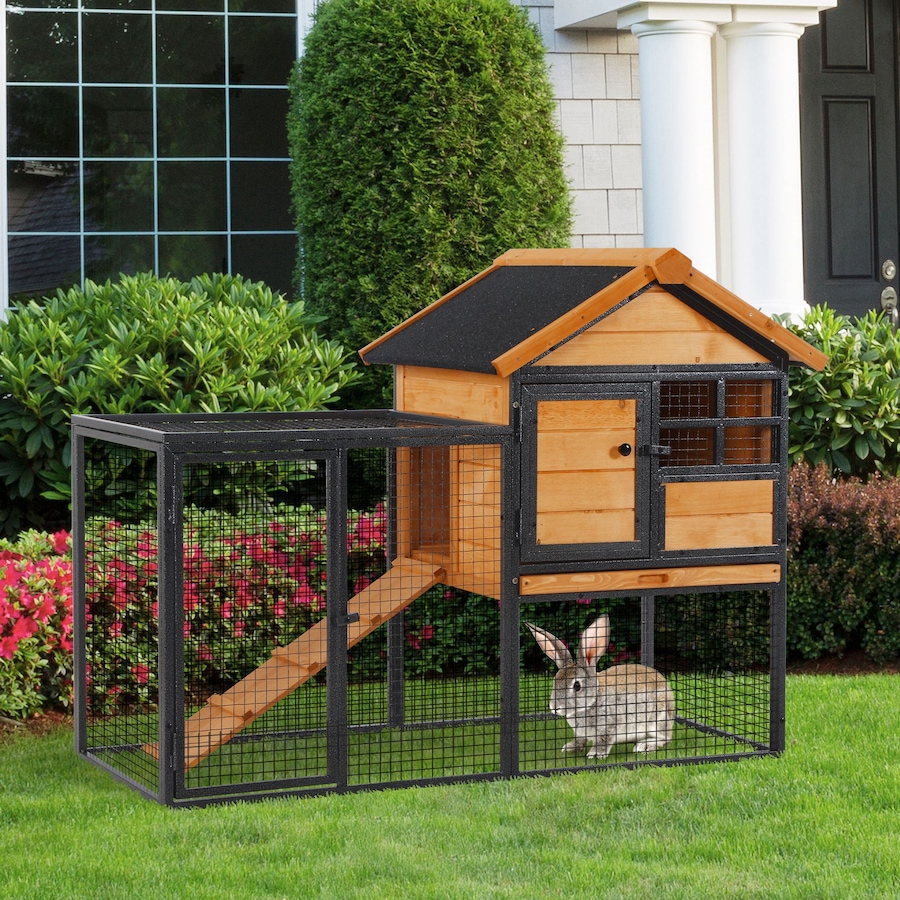 Image 982401_ALTMORE1.jpg, Product 982-401 / Price $206.99, PawHut Rabbit Hutch Outdoor, 48"L Large Wooden Bunny Cage with Run Box from PawHut on TSC.ca's Home & Garden department