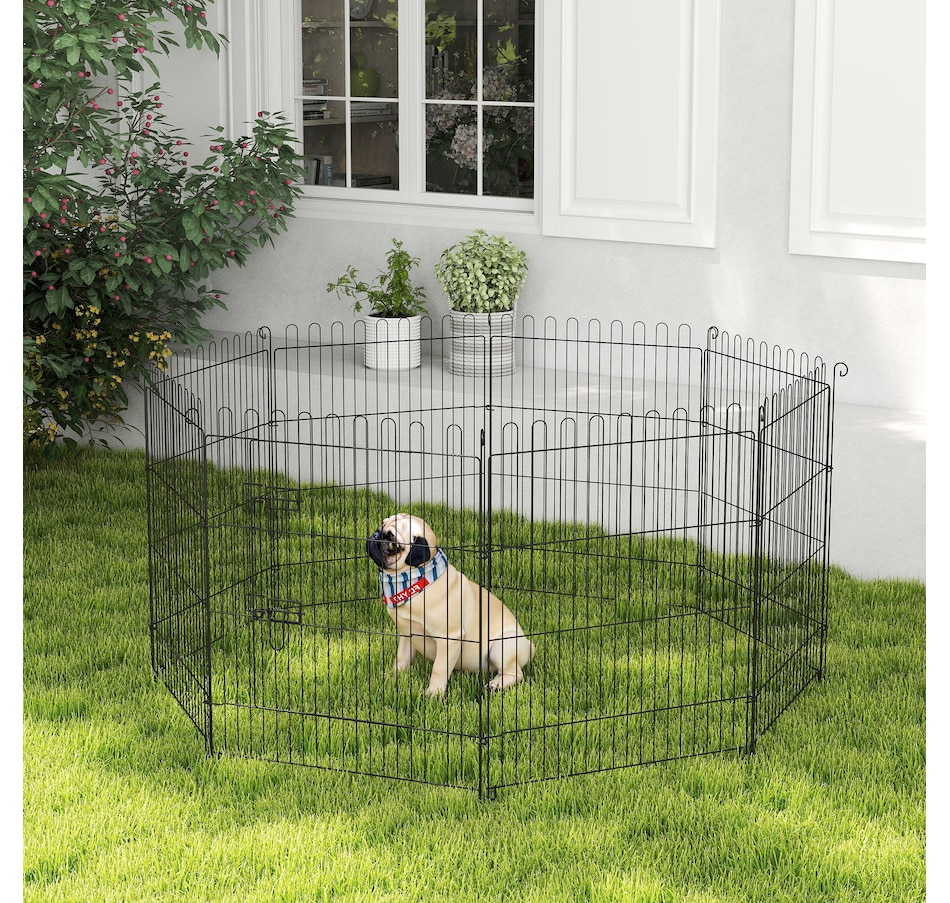 Image 982416_ALTMORE1.jpg, Product 982-416 / Price $65.99, PawHut Dog Playpen Puppy Play Pen, Pet Exercise Fences for Outside Indoor from PawHut on TSC.ca's Home & Garden department