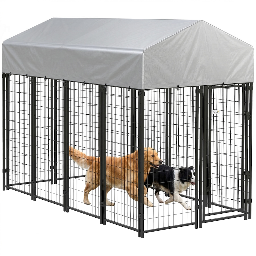 Image 982428.jpg, Product 982-428 / Price $339.99, Pawhut Dog Cage Crate Pet Kennel House Metal Playpen Patio Shelter w/Roof from PawHut on TSC.ca's Home & Garden department