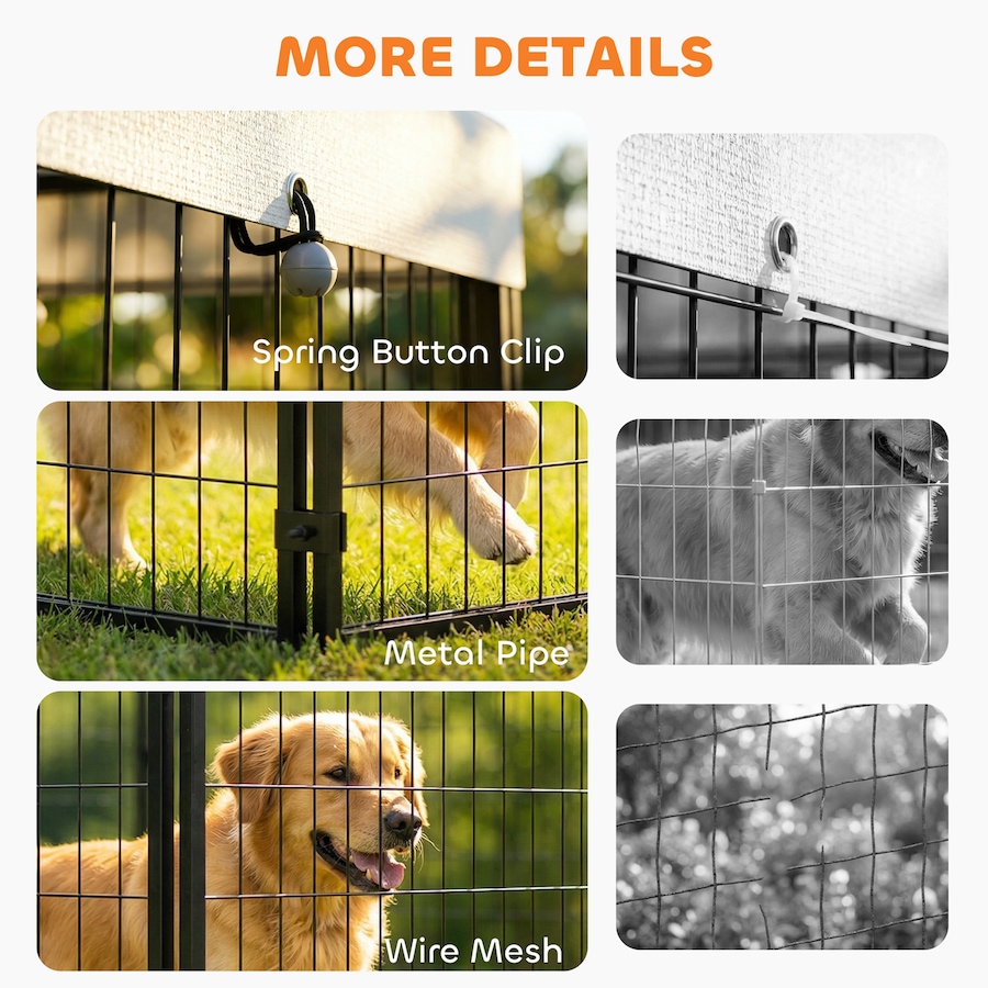 Image 982428_ALTMORE5.jpg, Product 982-428 / Price $339.99, Pawhut Dog Cage Crate Pet Kennel House Metal Playpen Patio Shelter w/Roof from PawHut on TSC.ca's Home & Garden department