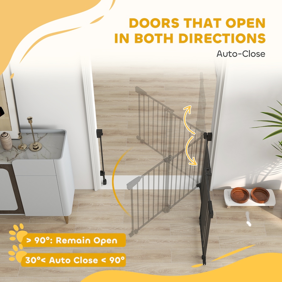 Image 982444_ALTMORE5.jpg, Product 982-444 / Price $71.99, PawHut 29"-44" Wide Dog Gate, 29" H, Pet Gate with Auto-Close from PawHut on TSC.ca's Home & Garden department