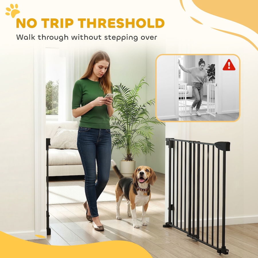 Image 982444_ALTMORE6.jpg, Product 982-444 / Price $71.99, PawHut 29"-44" Wide Dog Gate, 29" H, Pet Gate with Auto-Close from PawHut on TSC.ca's Home & Garden department