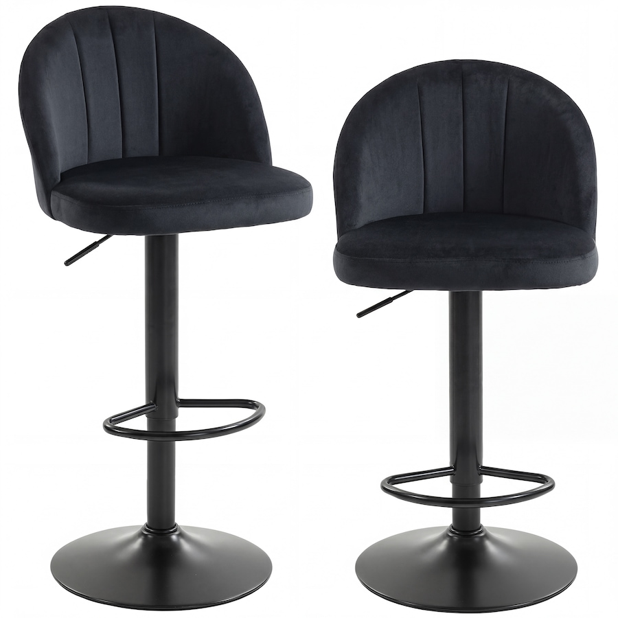 Image 982462_ST03.jpg, Product 982-462 / Price $129.99 - $144.99, HOMCOM Bar Stools Set of 2, Swivel Counter Height Barstools from HOMCOM on TSC.ca's Home & Garden department