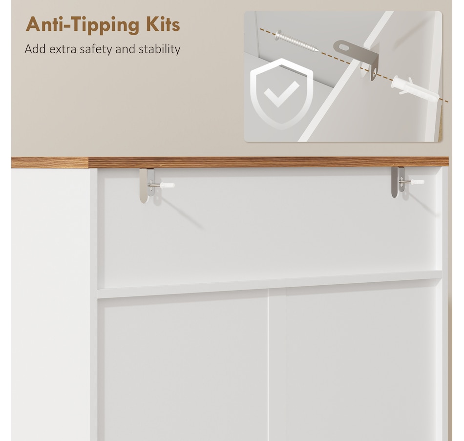 Image 982465_ALTMORE25.jpg, Product 982-465 / Price $139.99, HOMCOM Shoe Storage Cabinet with 2 Flip Drawers, Narrow Shoe Cabinet from HOMCOM on TSC.ca's Home & Garden department