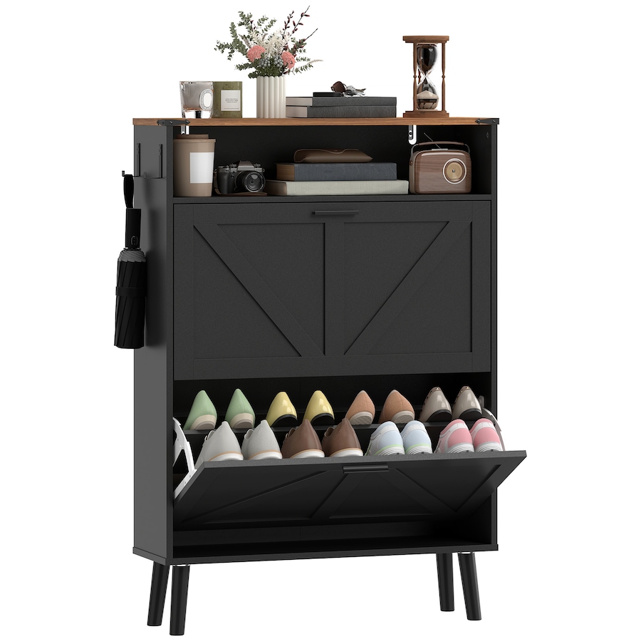 Image 982465_ST02.jpg, Product 982-465 / Price $144.99, HOMCOM Shoe Storage Cabinet with 2 Flip Drawers, Narrow Shoe Cabinet from HOMCOM on TSC.ca's Home & Garden department