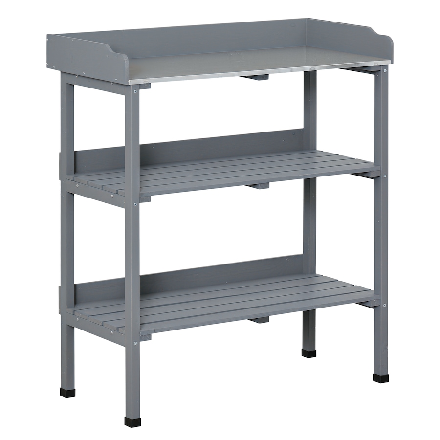 Image 982467_ST01.png, Product 982-467 / Price $96.99, Outsunny Outdoor Potting Bench, Wooden Potting Table from Outsunny on TSC.ca's Home & Garden department