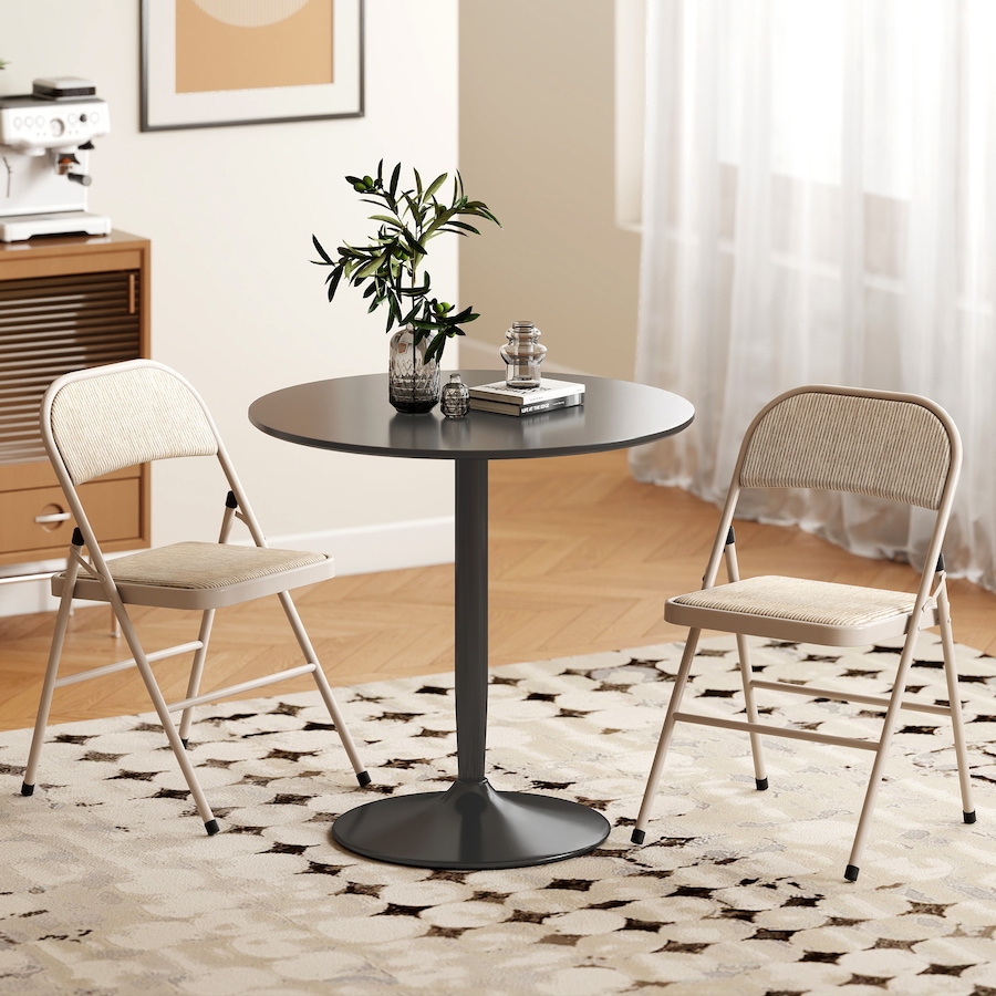 Image 982469_ALTMORE10.jpg, Product 982-469 / Price $82.99, HOMCOM Metal Folding Chairs with Linen Cushion Foldable Chairs from HOMCOM on TSC.ca's Home & Garden department