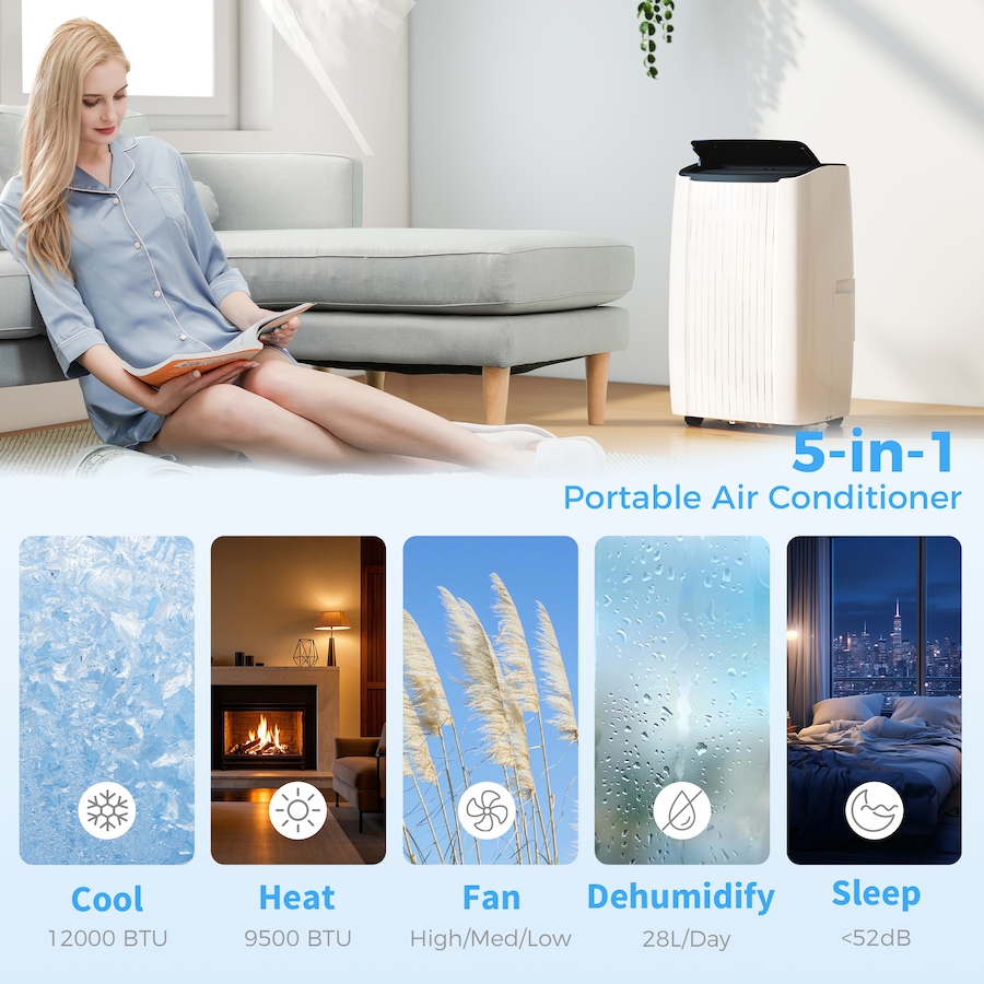 Image 982472_ALTMORE16.jpg, Product 982-472 / Price $519.99 - $579.99, HOMCOM AC Unit, Portable Air Conditioner with WiFi Control from HOMCOM on TSC.ca's Home & Garden department