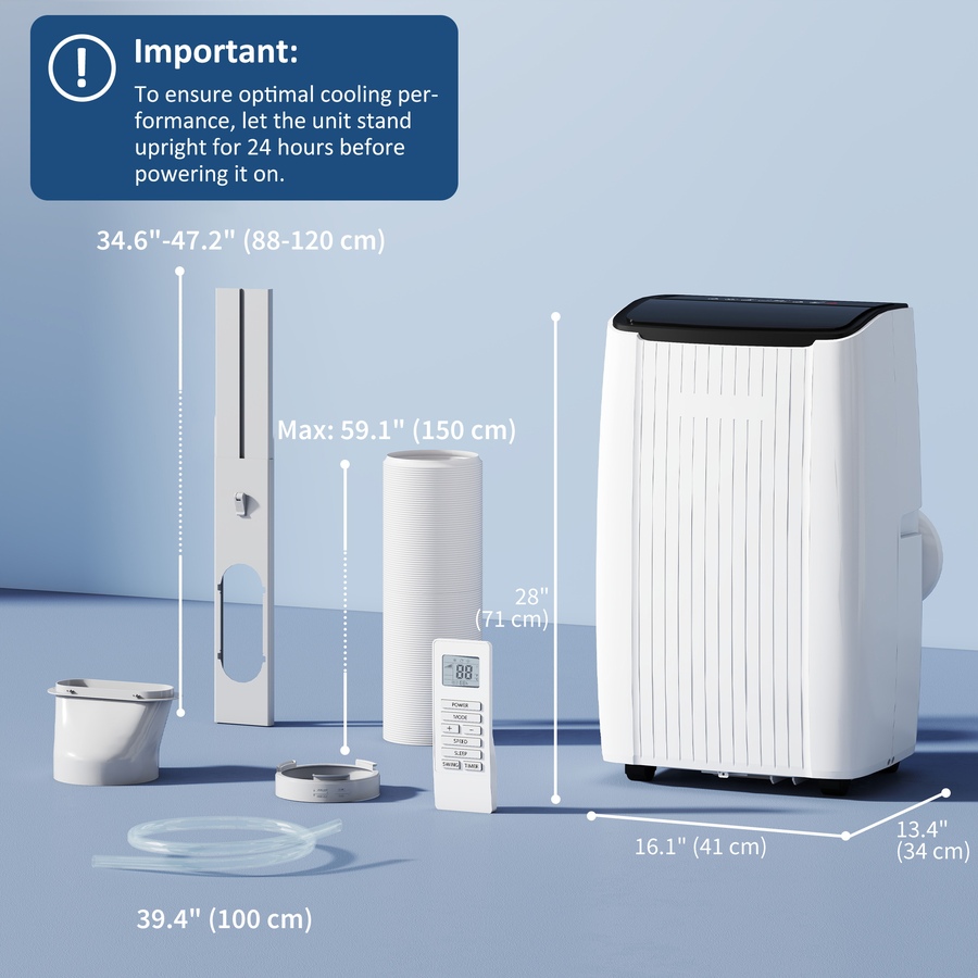 Image 982472_ALTMORE26.jpg, Product 982-472 / Price $519.99 - $579.99, HOMCOM AC Unit, Portable Air Conditioner with WiFi Control from HOMCOM on TSC.ca's Home & Garden department