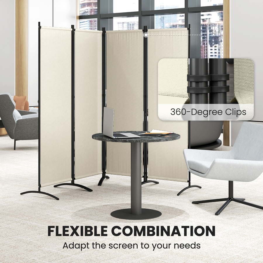 Image 982479_ALTMORE13.jpg, Product 982-479 / Price $69.99, Outsunny 4 Panel Folding Room Divider, Folding Privacy Screen from Outsunny on TSC.ca's Home & Garden department