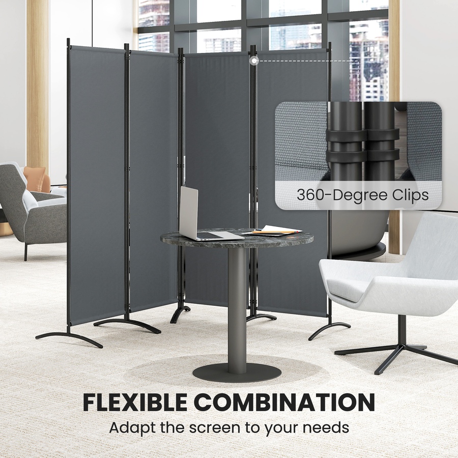 Image 982479_ALTMORE5.jpg, Product 982-479 / Price $69.99, Outsunny 4 Panel Folding Room Divider, Folding Privacy Screen from Outsunny on TSC.ca's Home & Garden department