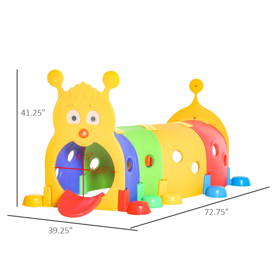Image 982481_ALTMORE2.jpg, Product 982-481 / Price $245.00 - $269.99, Qaba Tunnel for Kids to Crawl Through, Caterpillar Design Play Tunnel from Qaba on TSC.ca's Home & Garden department