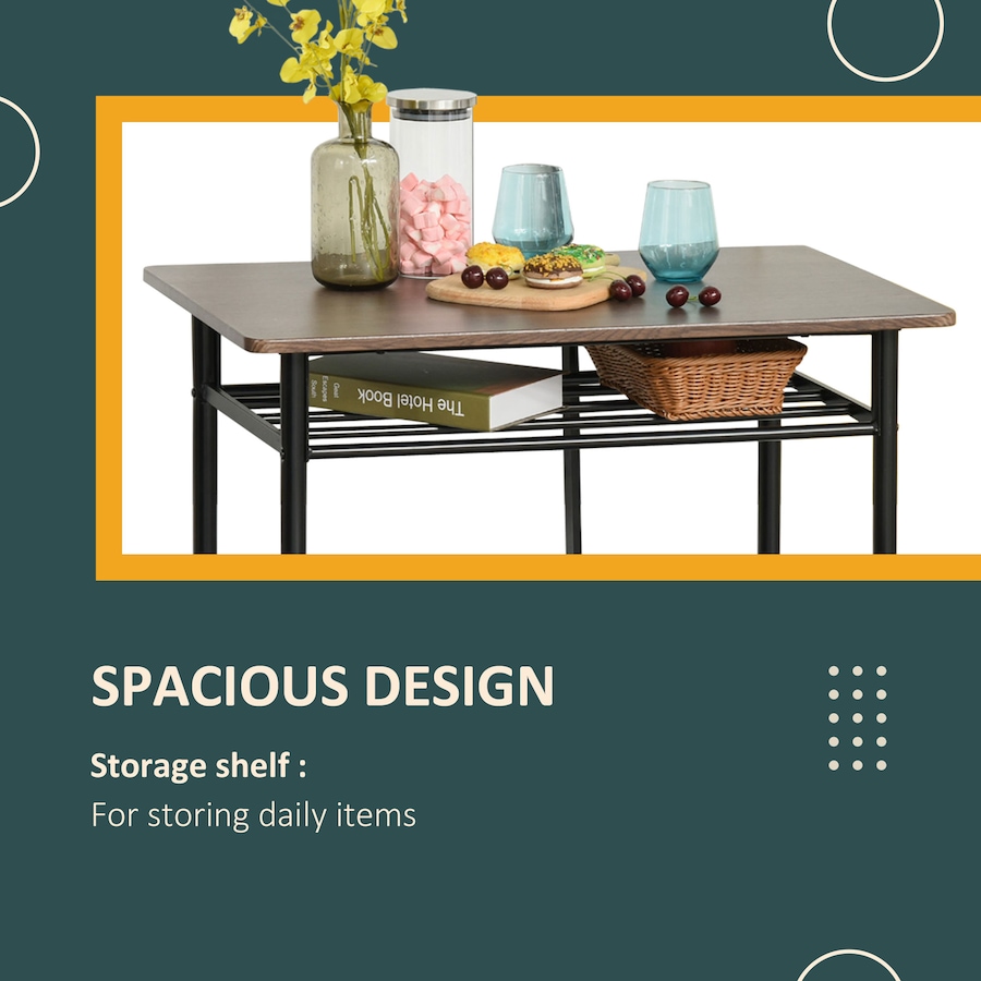 Image 982483_ALTMORE21.jpg, Product 982-483 / Price $119.99, HOMCOM 3 Piece Counter Height Table Chair Set with Table, 2 Matching Stools from HOMCOM on TSC.ca's Home & Garden department