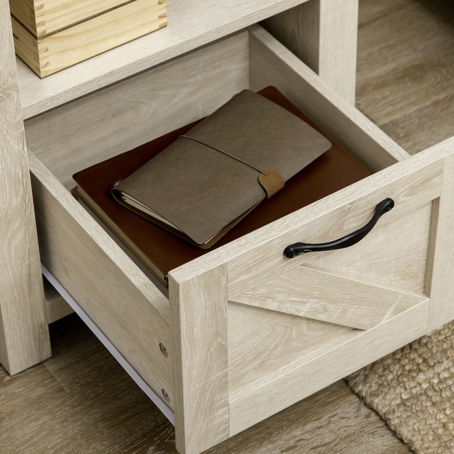Image 982485_ALTMORE31.jpg, Product 982-485 / Price $101.84 - $119.99, HOMCOM Farmhouse Side End Table with Storage Drawer, Open Shelf from HOMCOM on TSC.ca's Home & Garden department