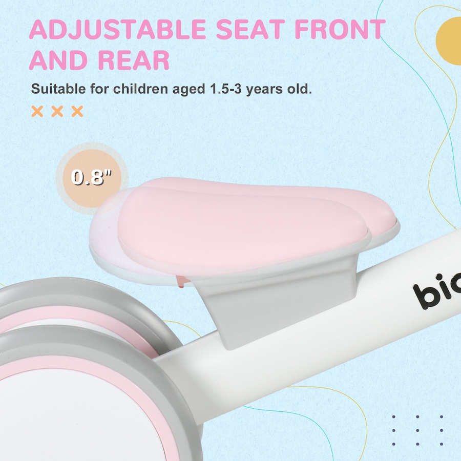 Image 982488_ALTMORE21.jpg, Product 982-488 / Price $53.99 - $63.99, Qaba Baby Balance Bike, Toddler Balance Bike for 12-36 Months from Qaba on TSC.ca's Toys & Hobbies department