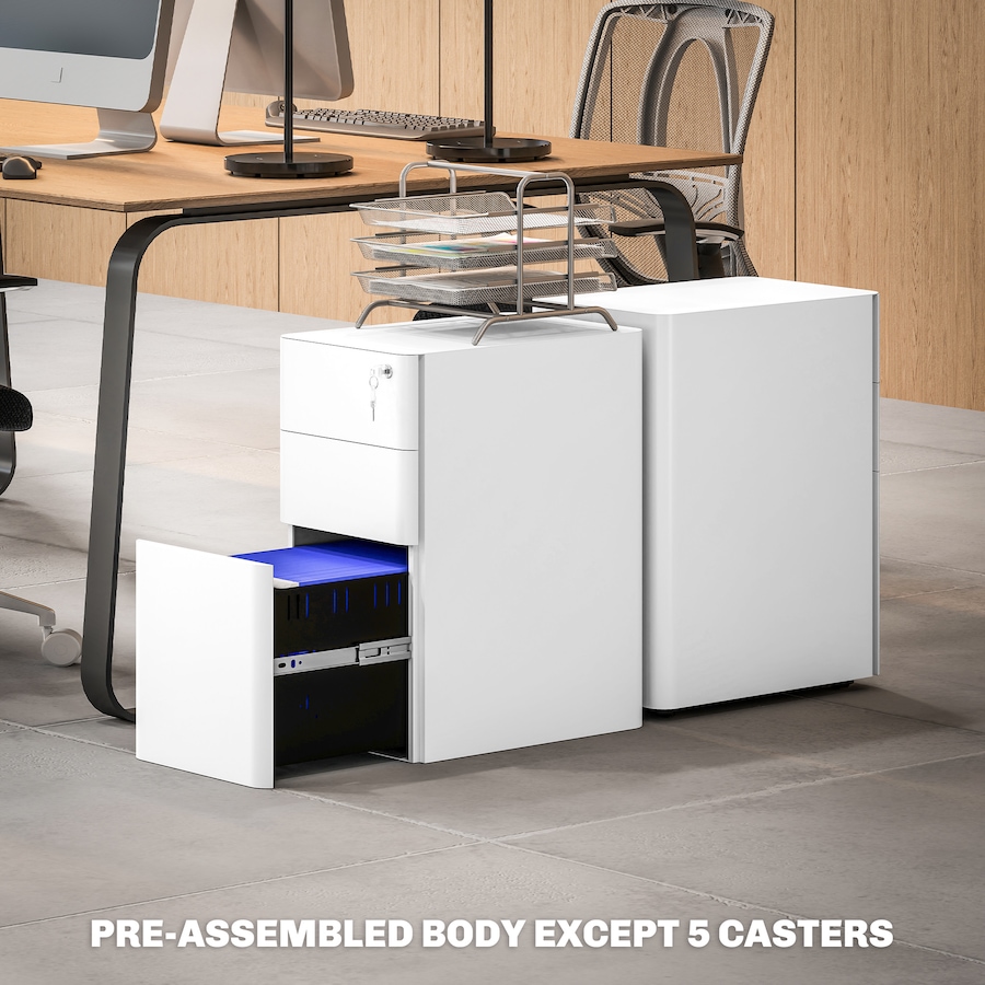 Image 982503_ALTMORE16.jpg, Product 982-503 / Price $169.99, Vinsetto Steel File Cabinet with 3 Drawers, Lockable Filing Cabinet from Vinsetto on TSC.ca's Home & Garden department