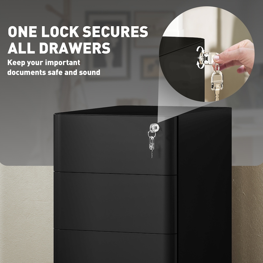 Image 982503_ALTMORE5.jpg, Product 982-503 / Price $169.99, Vinsetto Steel File Cabinet with 3 Drawers, Lockable Filing Cabinet from Vinsetto on TSC.ca's Home & Garden department