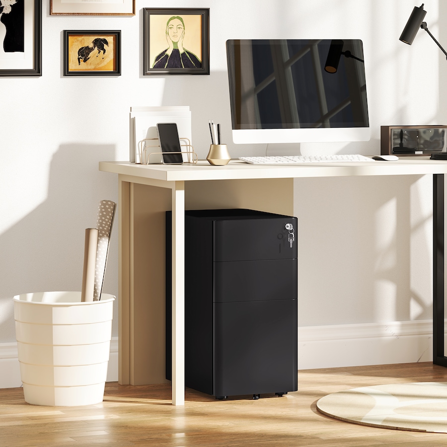 Image 982503_ALTMORE8.jpg, Product 982-503 / Price $169.99, Vinsetto Steel File Cabinet with 3 Drawers, Lockable Filing Cabinet from Vinsetto on TSC.ca's Home & Garden department
