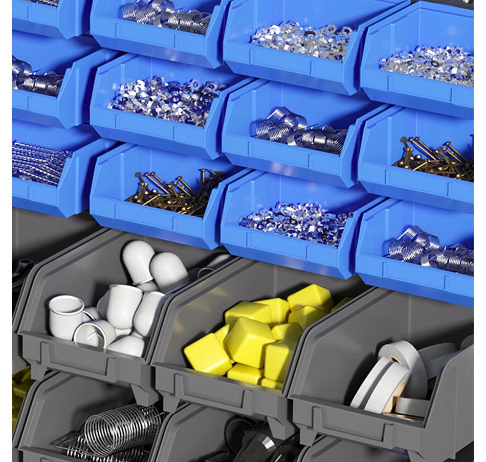 Image 982509_ALTMORE16.jpg, Product 982-509 / Price $44.99, DURHAND Wall Mounted Storage Bin Rack Tool Organizer with 30 Bins Pegboard from DURHAND on TSC.ca's Home & Garden department