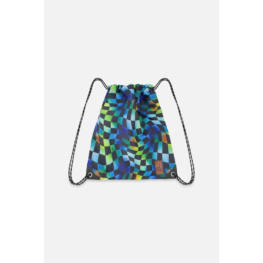 Image 982513_ST01.jpg, Product 982-513 / Price $19.00, Checkered Durable Lightweight Sporty Drawstring Bag (Little Kid) from Deux par Deux on TSC.ca's Fashion department