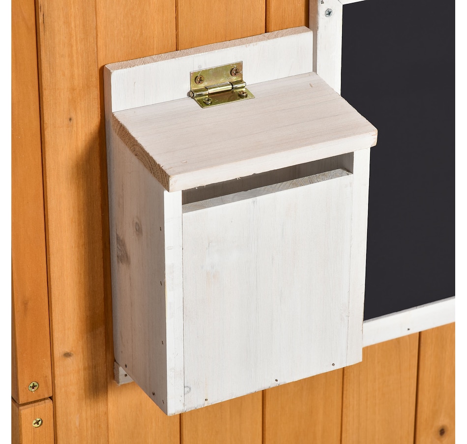 Image 982516_ALTMORE6.jpg, Product 982-516 / Price $299.99, Outsunny Wooden Playhouse for Kids Outdoor Garden Pretend Play Games from Outsunny on TSC.ca's Home & Garden department