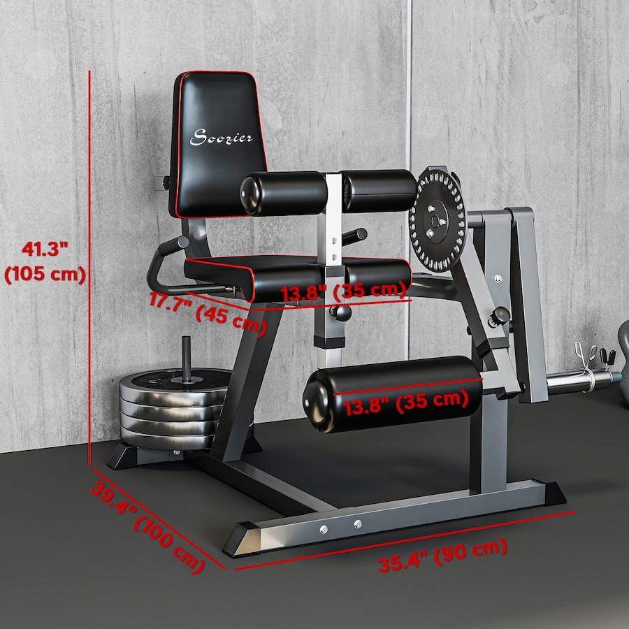 Image 982520_ALTMORE2.jpg, Product 982-520 / Price $279.99, Soozier 3-in-1 Leg Extension and Curl Machine, Adjustable from Soozier on TSC.ca's Health & Fitness department