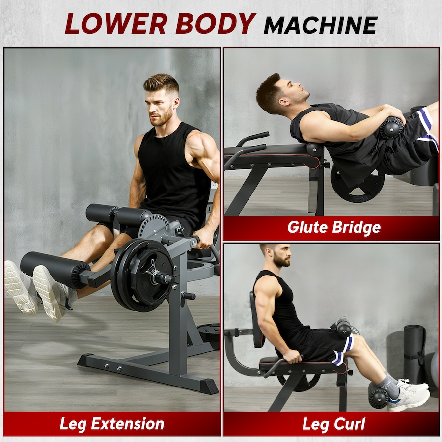Image 982520_ALTMORE3.jpg, Product 982-520 / Price $279.99, Soozier 3-in-1 Leg Extension and Curl Machine, Adjustable from Soozier on TSC.ca's Health & Fitness department