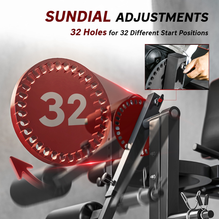 Image 982520_ALTMORE4.jpg, Product 982-520 / Price $279.99, Soozier 3-in-1 Leg Extension and Curl Machine, Adjustable from Soozier on TSC.ca's Health & Fitness department