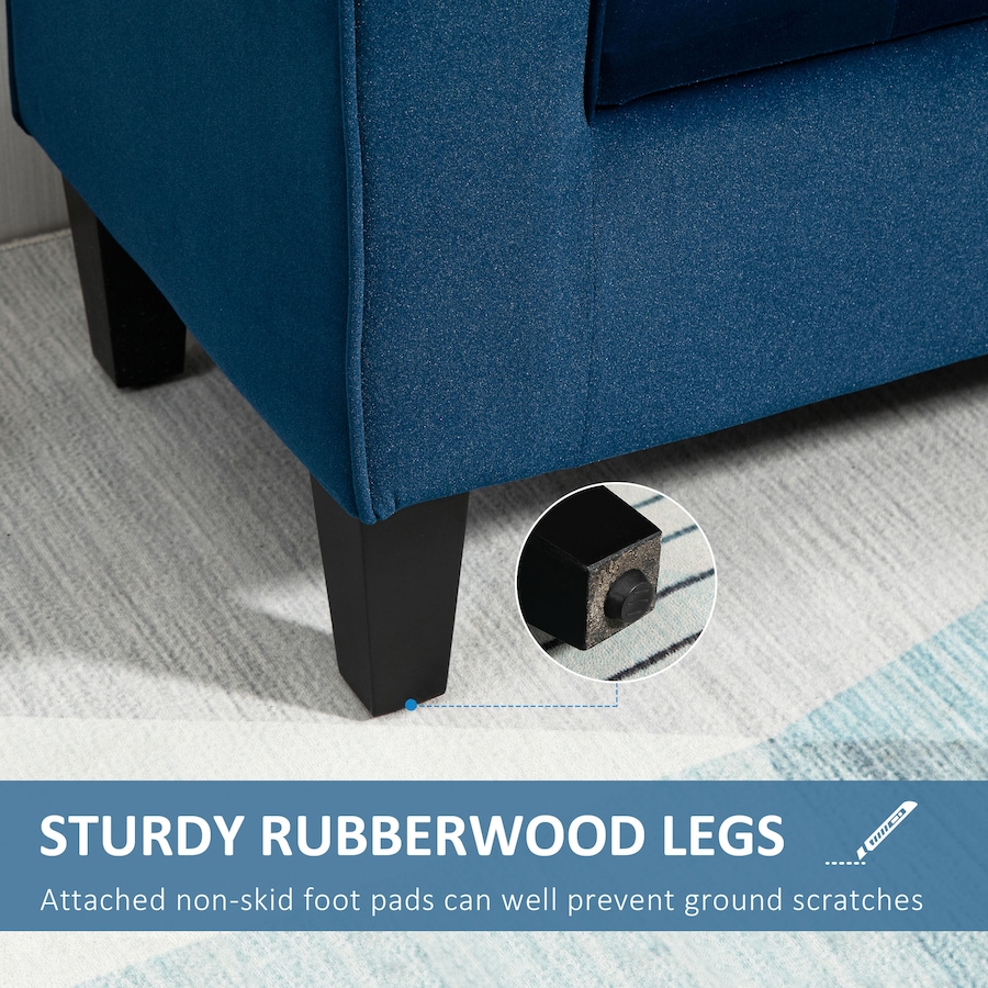 Image 982535_ALTMORE4.jpg, Product 982-535 / Price $229.99, HOMCOM Upholstered Storage Ottoman Bench, End of Bed Bench with Arms, Blue from HOMCOM on TSC.ca's Home & Garden department